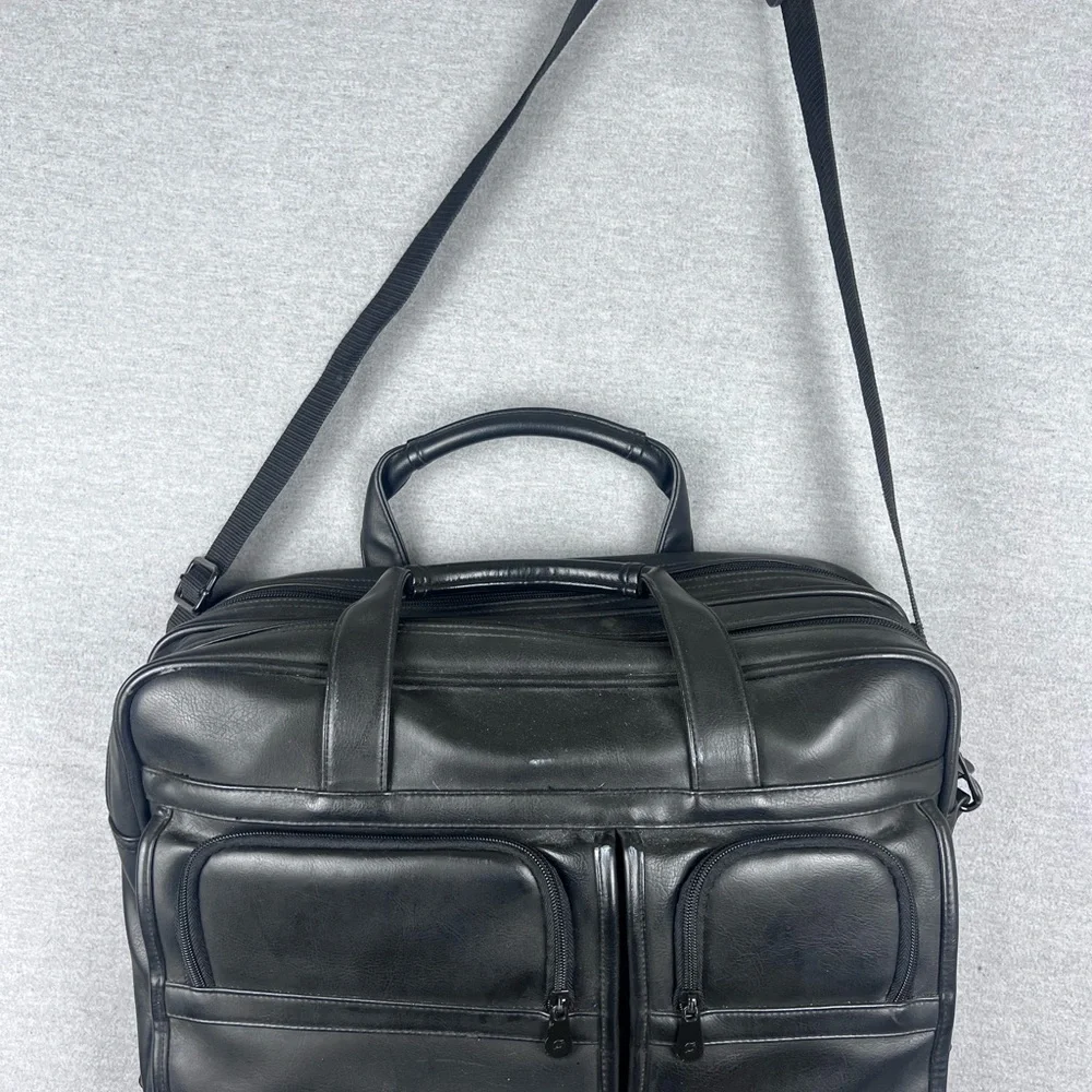 Genuine Vintage SOREN Leather  Messenger Shoulder Laptop/Document Bag‎